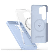 Magsafe Калъф за Samsung S26 Ultra, Tech-Protect Silicone Case, Син (3)