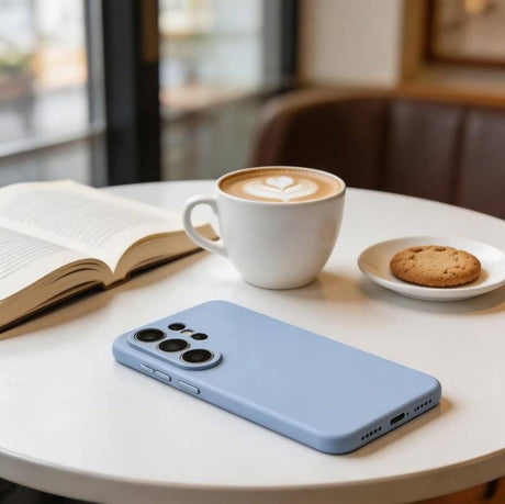 Magsafe Калъф за Samsung S26 Ultra, Tech-Protect Silicone Case, Син (5)