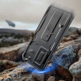 Противоударен Калъф 360 за Samsung A57, Tech-Protect Kevlar Cam+ 2-Set Case, Черен (5)