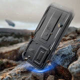 Противоударен Калъф 360 за Samsung A37, Tech-Protect Kevlar Cam+ 2-Set Case, Черен (5)