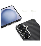 Magsafe Калъф за Samsung S26, Tech-Protect ION Carbon Case, Черен (8)