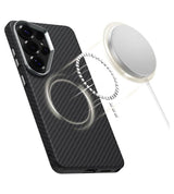 Magsafe Калъф за Samsung S26 Ultra, Tech-Protect ION Carbon Case, Черен (7)