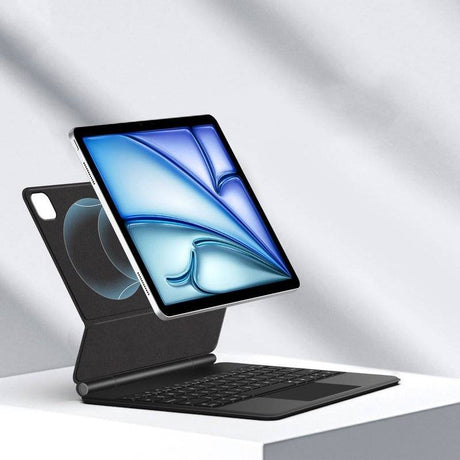 Калъф с Клавиатура и Тъчпад за iPad Air 11 M4-M3-M2/10.9, Tech-Protect Magnetic Keyboard Case, Черен (2)