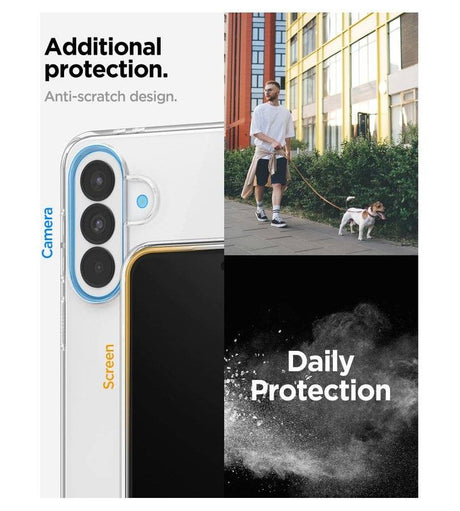 Силиконов Калъф за Samsung A37, Spigen Liquid Crystal Case, Прозрачен (14)