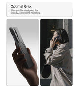 Magsafe Карбонов Калъф за Samsung S26 Ultra, Spigen Airskin Aramid Mag Case, Черен (12)