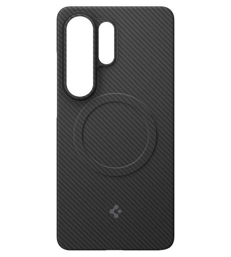 Magsafe Карбонов Калъф за Samsung S26 Ultra, Spigen Airskin Aramid Mag Case, Черен (4)