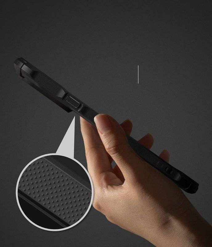 Противоударен Калъф за Notning Phone 4A Pro, Ringke Fusion X Case, Черен (6)