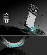 Противоударен Калъф за Notning Phone 4A Pro, Ringke Fusion X Case, Черен (8)