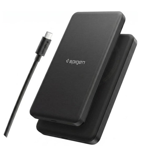 Magsafe Външна Батерия, Spigen Essential EA2205MQ 5000mAh Qi2, Черен (2)