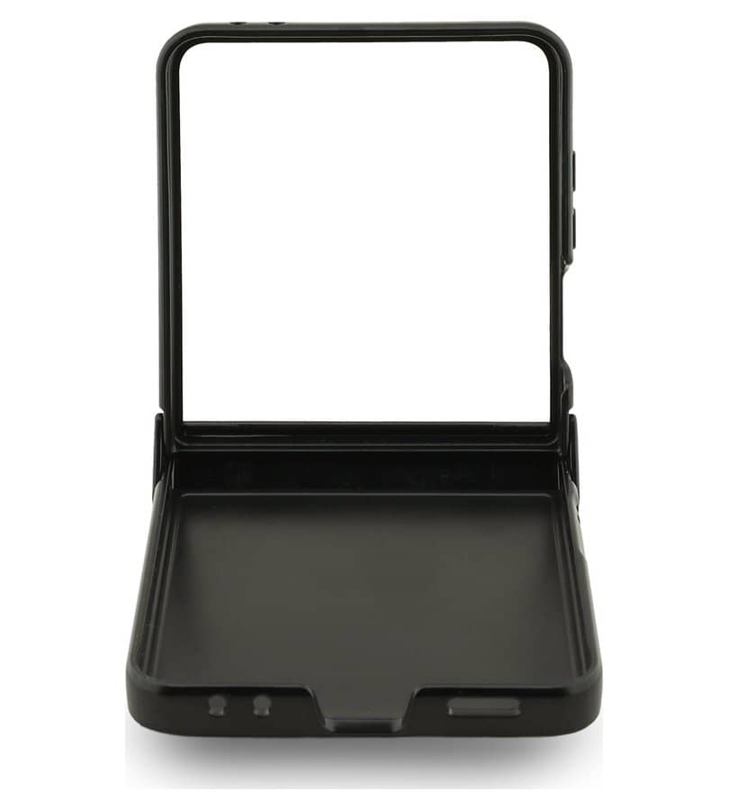 MagSafe Калъф за Samsung Z Flip 7, Guess Leather 4G Classic Case, Черен (7)
