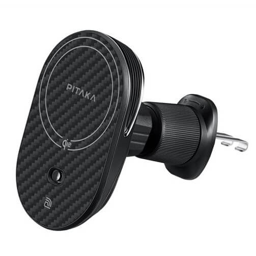 Безжично Зарядно за Кола с Magsafe, Pitaka MagEZ Car Mount Pro 2 Qi2 15W, Черен