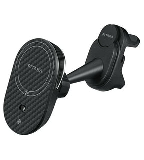 Безжично Зарядно за Tesla с Magsafe, Pitaka MagEZ Car Mount Pro 2 Qi2 15W, Черен