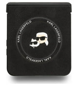 MagSafe Калъф за Samsung Z Flip 7, Karl Lagerfeld Karl&Choupette Pins Case, Черен (4)