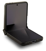Кожен Калъф за Samsung Z Flip 7, Guess Leather 4G Metal Logo Case, Кафяв (4)