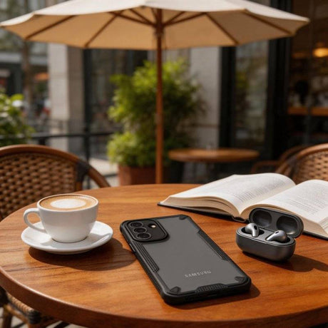 Калъф за Samsung A57, Tech-Protect Rugged Shield Matte Case, Черен (4)