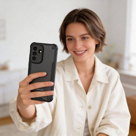 Калъф за Samsung A37, Tech-Protect Rugged Shield Matte Case, Черен (8)