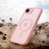 Magsafe Калъф за iPhone 17e/ 16e, Tech-Protect BasicMag Matte Case, Розов (7)