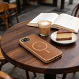 Magsafe Калъф за iPhone 17e/ 16e, Tech-Protect BasicMag Matte Case, Кафяв (5)