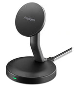MagSafe Зарядно, Spigen EF151MS Essential Mag Fit Charger 15W, Черен
