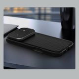 Magsafe Калъф за iPhone 17 Pro, Nillkin CamShield Prop Mag Case, Черен (7)