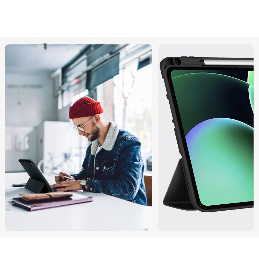 Калъф за Xiaomi Pad 8 Pro/ 8/ 7 Pro/ 7 11.2", Tech-Protect SC Pen Case, Черен (10)