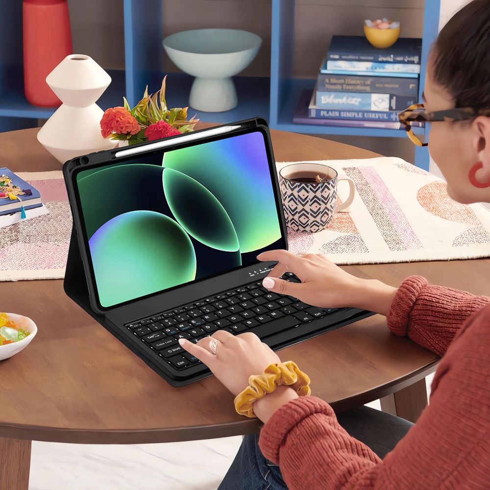 Калъф с Клавиатура за Xiaomi Pad 8 Pro/ 8/ 7 Pro/ 7 11.2", Tech-Protect SC Pen Keyboard Case, Черен (8)