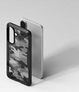 Противоударен Калъф за Samsung A57, Ringke Fusion X Camo Case, Черен (5)