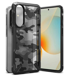 Противоударен Калъф за Samsung A57, Ringke Fusion X Camo Case, Черен