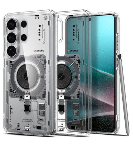 Magsafe Калъф за Samsung S26 Ultra, Spigen Ultra Hybrid Neo One Case, Прозрачен