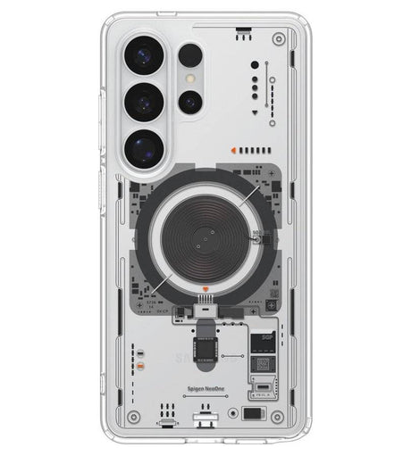 Magsafe Калъф за Samsung S26 Ultra, Spigen Ultra Hybrid Neo One Case, Прозрачен (3)