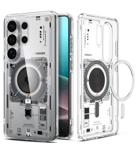Magsafe Калъф за Samsung S26 Ultra, Spigen Ultra Hybrid Neo One Case, Прозрачен (2)