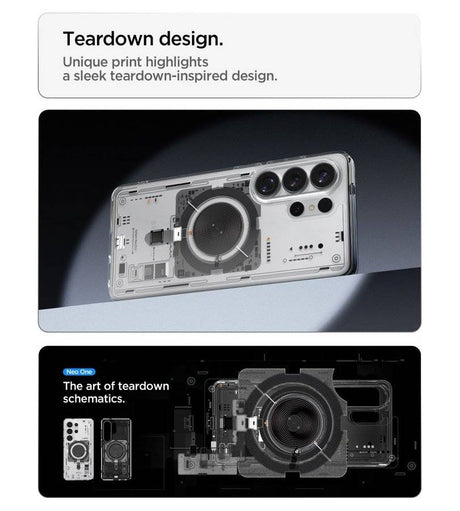 Magsafe Калъф за Samsung S26 Ultra, Spigen Ultra Hybrid Neo One Case, Прозрачен (9)