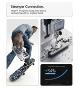 Magsafe Калъф за Samsung S26 Ultra, Spigen Ultra Hybrid Neo One Case, Прозрачен (8)