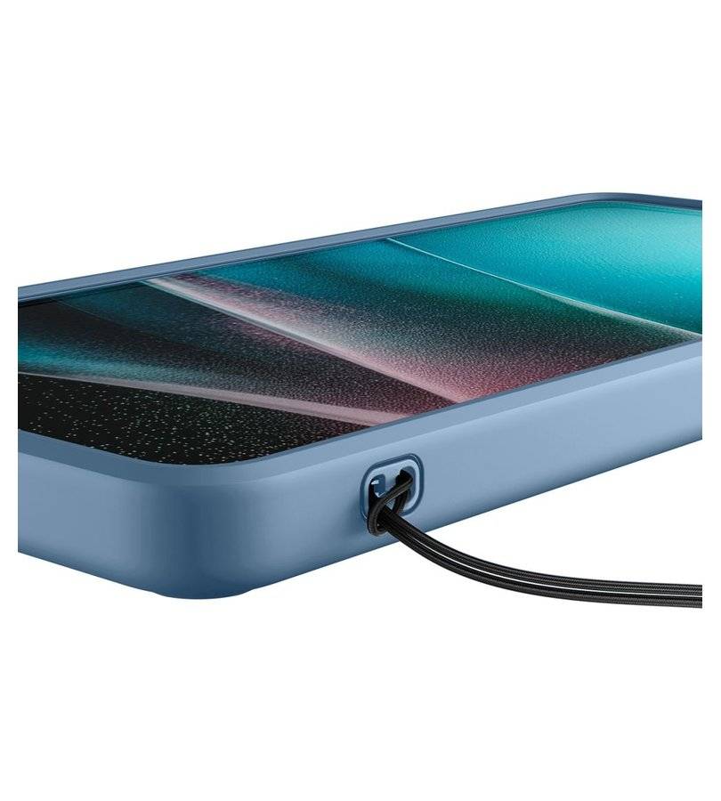 Magsafe Калъф за Samsung S26 Ultra, Spigen Ultra Hybrid Case, Син (6)