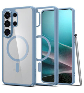 Magsafe Калъф за Samsung S26 Ultra, Spigen Ultra Hybrid Case, Син