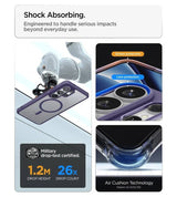 Magsafe Калъф за Samsung S26 Ultra, Spigen Ultra Hybrid Case, Лилав (11)