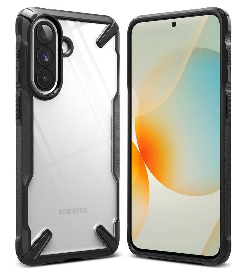Противоударен Калъф за Samsung A57, Ringke Fusion X Case, Черен (2)