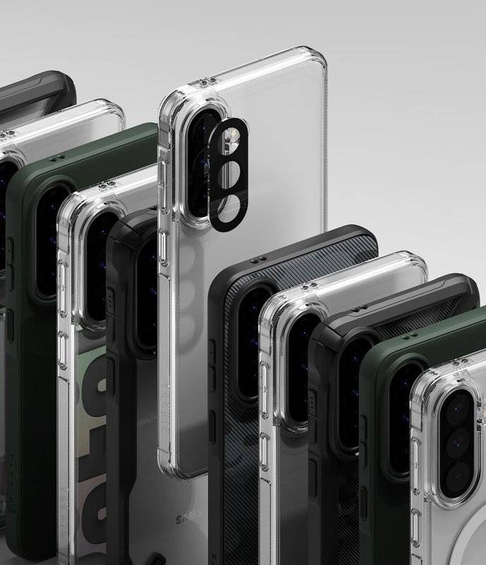 Противоударен Калъф за Samsung A57, Ringke Fusion X Case, Черен (7)