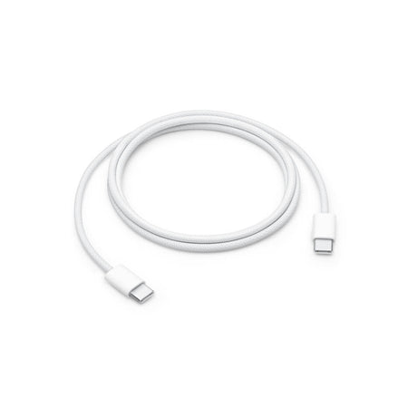 USB-C Кабел, Apple USB-C to USB-C Woven 60W HQ 1m, Бял (Bulk) (2)