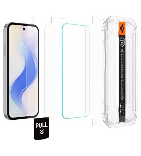 Стъклен Протектор за Samsung S26, Spigen EZ Fit Pro Glass tR 2бр., Прозрачен (2)