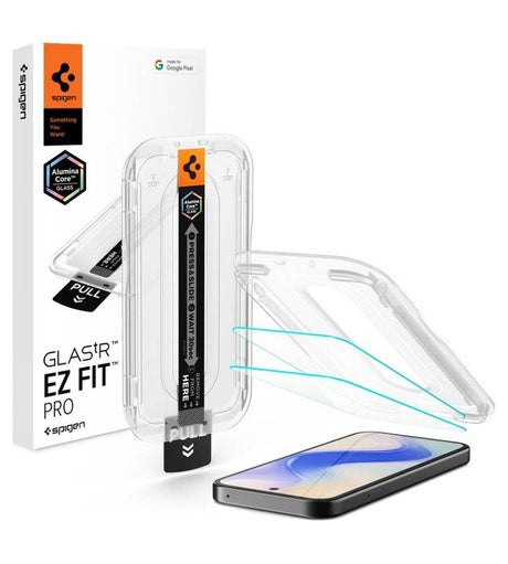 Стъклен Протектор за Google Pixel 10A, Spigen EZ Fit Pro Glass tR 2бр., Прозрачен