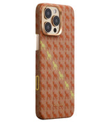 Magsafe Калъф за iPhone 16 Pro, Pitaka Edge Happiness Rides Case Amber, Оранжев