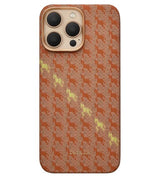 Magsafe Калъф за iPhone 16 Pro Max, Pitaka Edge Happiness Rides Case Amber, Оранжев (2)