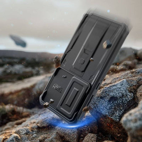 Противоударен Калъф 360 за Samsung S26 Ultra, Tech-Protect Kevlar Cam+ 2-Set Case, Черен (6)