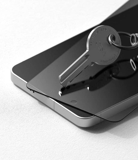 Затъмняващ Протектор за Samsung S26 Plus, Ringke Privacy Easy Slide Glass 2бр., Черен (5)