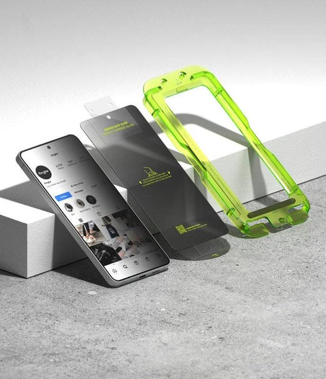 Затъмняващ Протектор за Samsung S26 Plus, Ringke Privacy Easy Slide Glass 2бр., Черен (4)