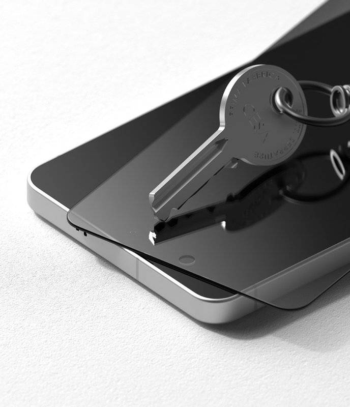 Затъмняващ Протектор за Samsung S26, Ringke Privacy Easy Slide Glass 2бр., Черен (5)