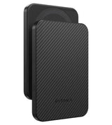 Magsafe Външна Батерия, Pitaka Aramid Magnetic 5000mAh Qi2 Black/Gray, Черен