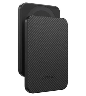 Magsafe Външна Батерия, Pitaka Aramid Magnetic 5000mAh Qi2 Black/Gray, Черен