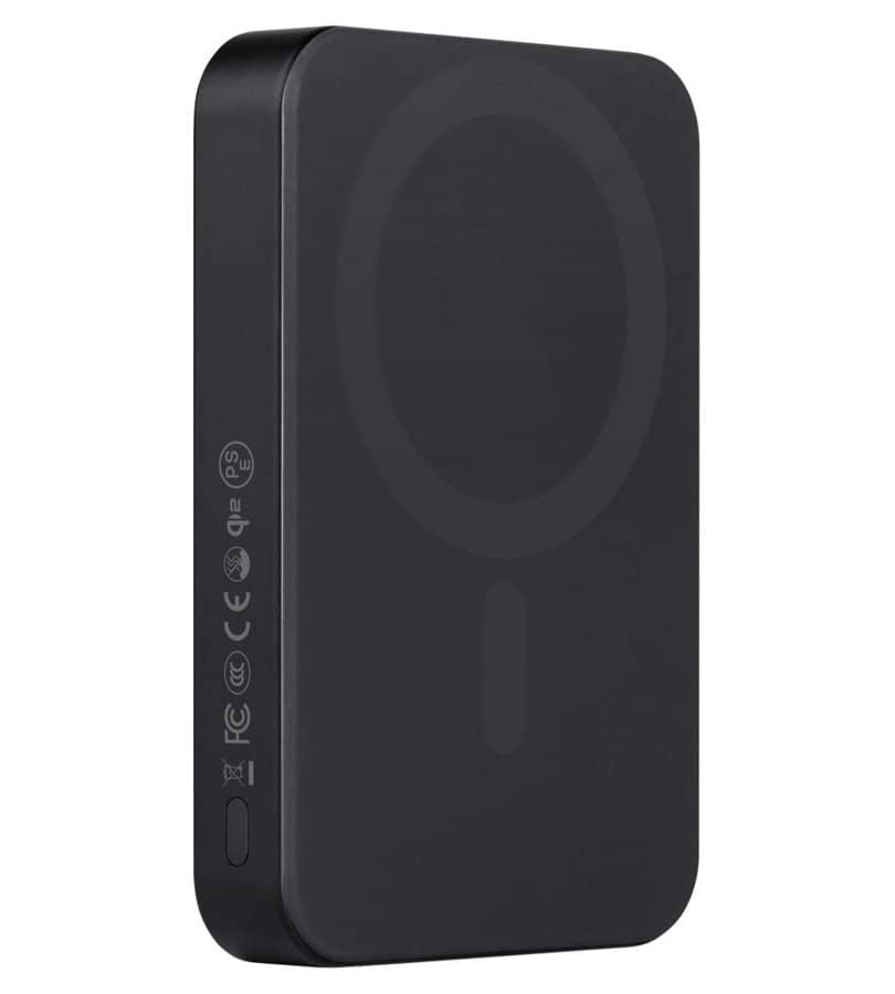 Magsafe Външна Батерия, Pitaka Aramid Magnetic 10000mAh Qi2 Black/Gray, Черен (3)
